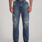 Light Gray ג'ינס ארוך לגברים 04 -  Loose Fit THIRTY DEGREES