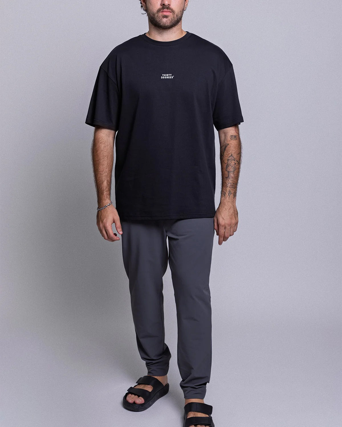 Gray מכנסי טרנינג לגברים TDS Jogger THIRTY DEGREES
