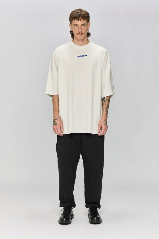 Light Gray טי שירט קצרה לנשים / גברים Atmos LAZY EYE PPL