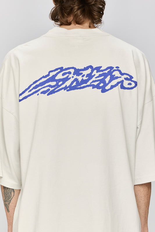 Light Gray טי שירט קצרה לנשים / גברים Atmos LAZY EYE PPL