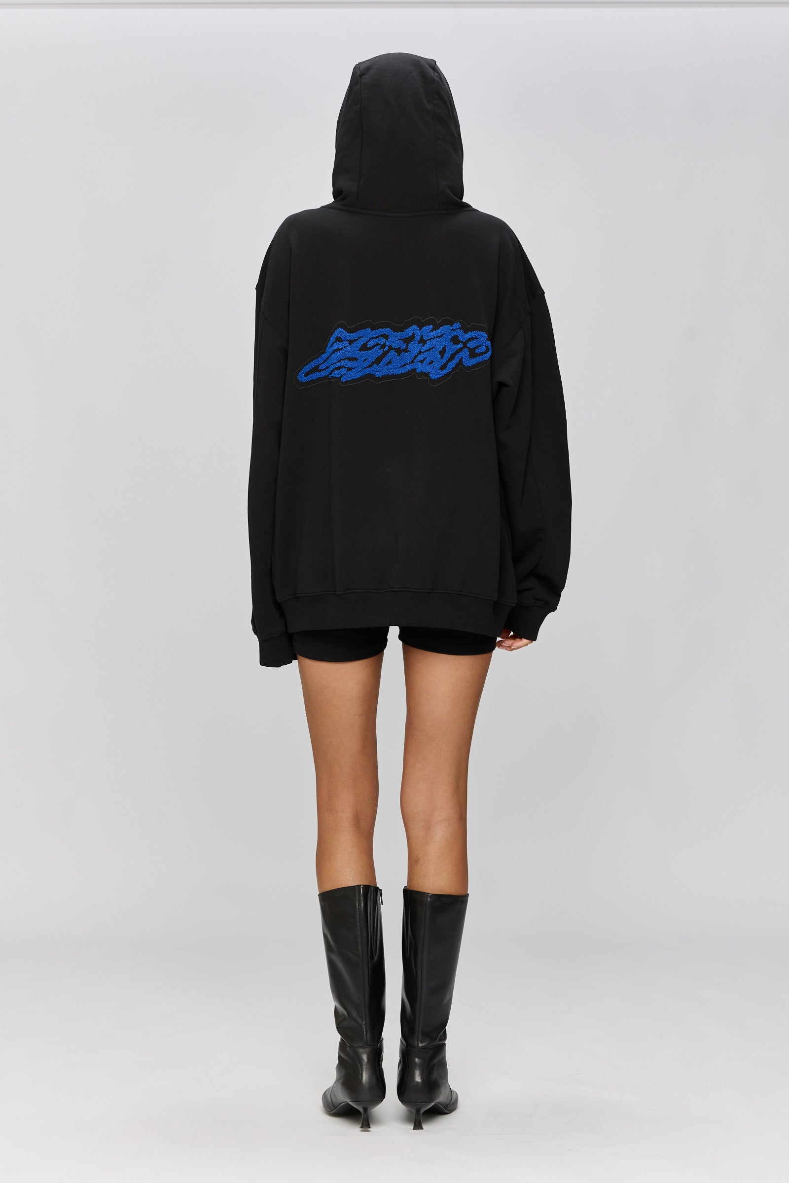 Light Gray קפוצ'ון לנשים / גברים Bow LAZY EYE PPL