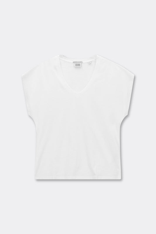 Lavender טי שירט קצרה לנשים Slub SCOTCH & SODA