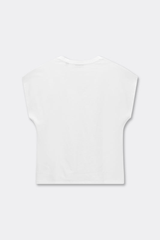 Lavender טי שירט קצרה לנשים Slub SCOTCH & SODA