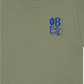 Dim Gray OBEY KNOWLEDGE טי שירט קצרה OBEY