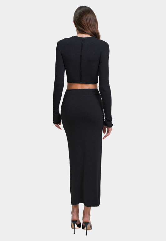 חולצת קרופ עם מלמלה לנשים Papper