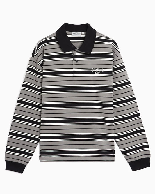 White Smoke חולצת רוגבי ארוכה Carhartt WIP Devitt לגברים CARHARTT WIP
