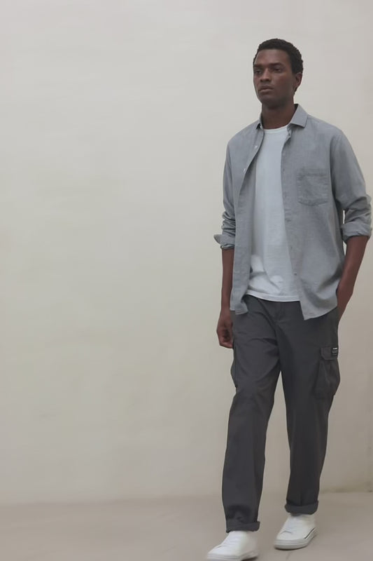 חולצה מכופתרת ארוכה לגברים Felipe