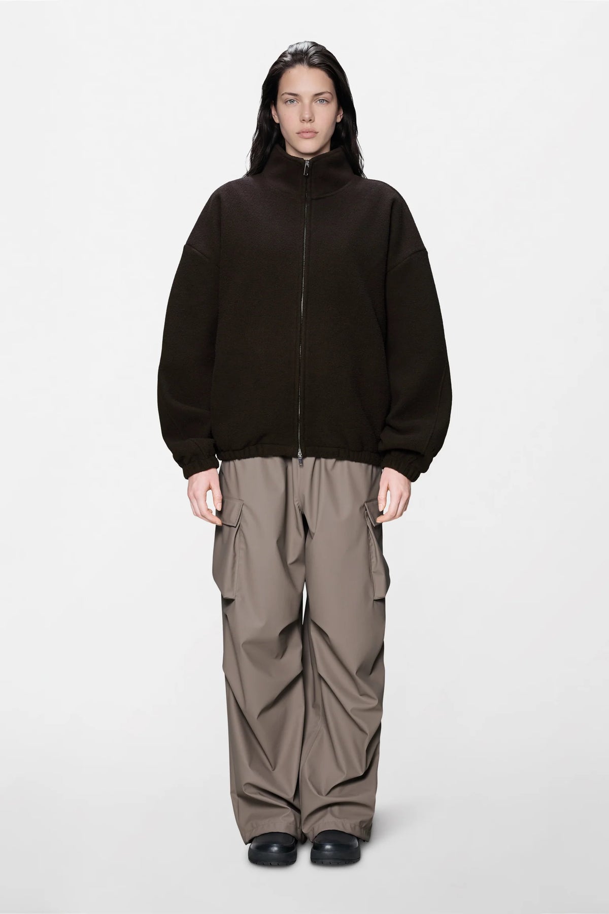 Lavender ז׳קט פליז לנשים / גברים Fleece Zip RAINS