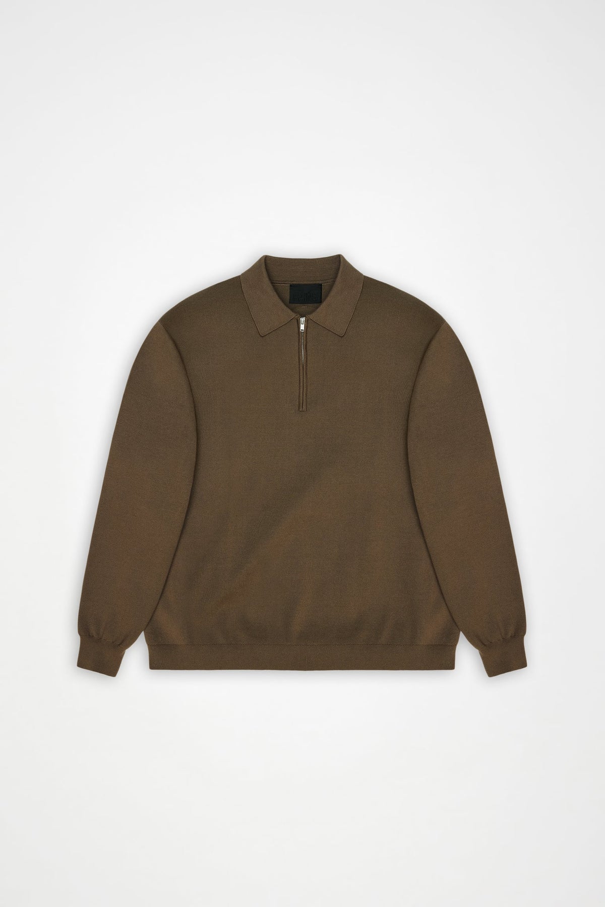Dark Olive Green חולצת פולו ארוכה לנשים / גברים Long Sleeve Polo RAINS