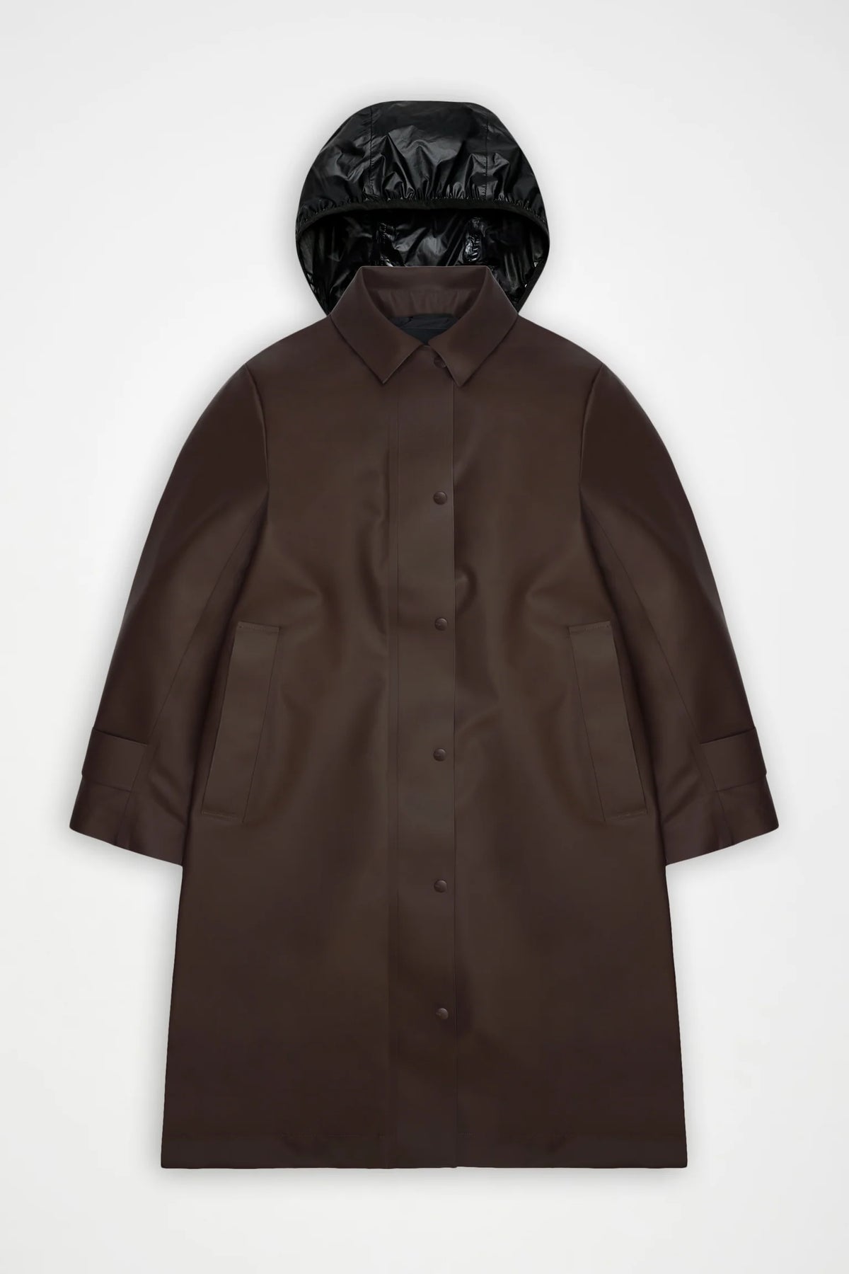 Dark Slate Gray מעיל נשים Nara Long Jacket W3 RAINS