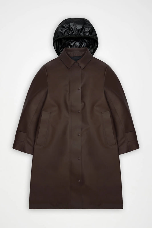 Dark Slate Gray מעיל נשים Nara Long Jacket W3 RAINS