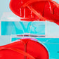 Red כפכפי אצבע לנשים Aqua Sol TKEES