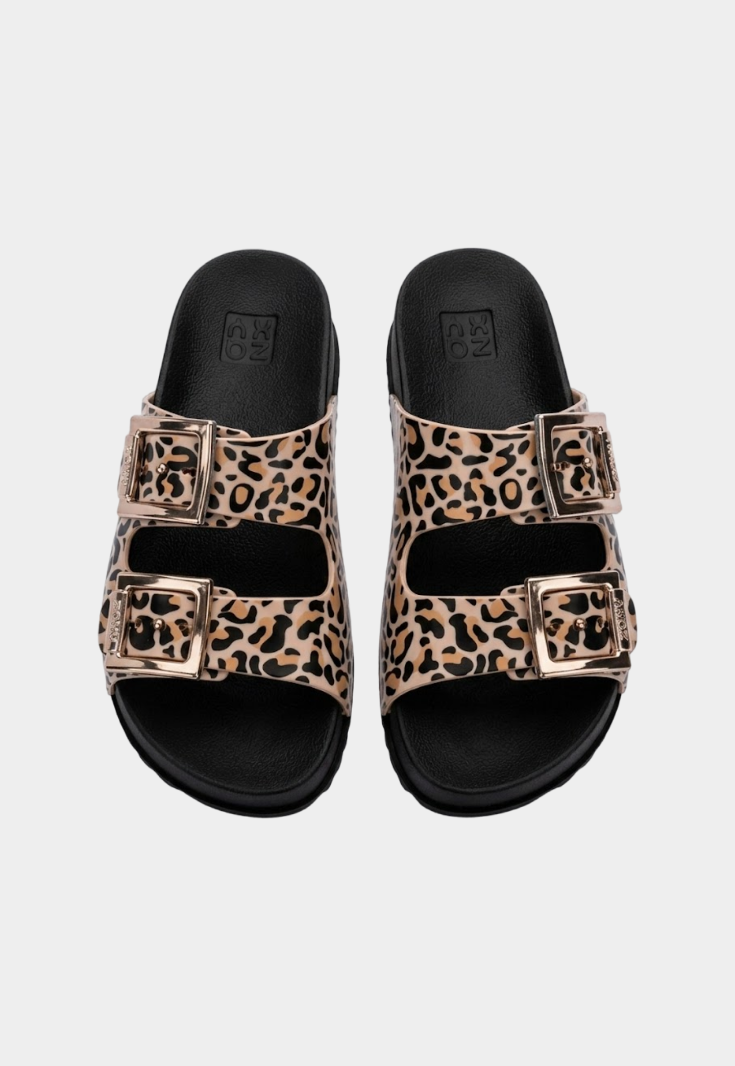 כפכפי גומי בהדפס מנומר לנשים Partner III Fem