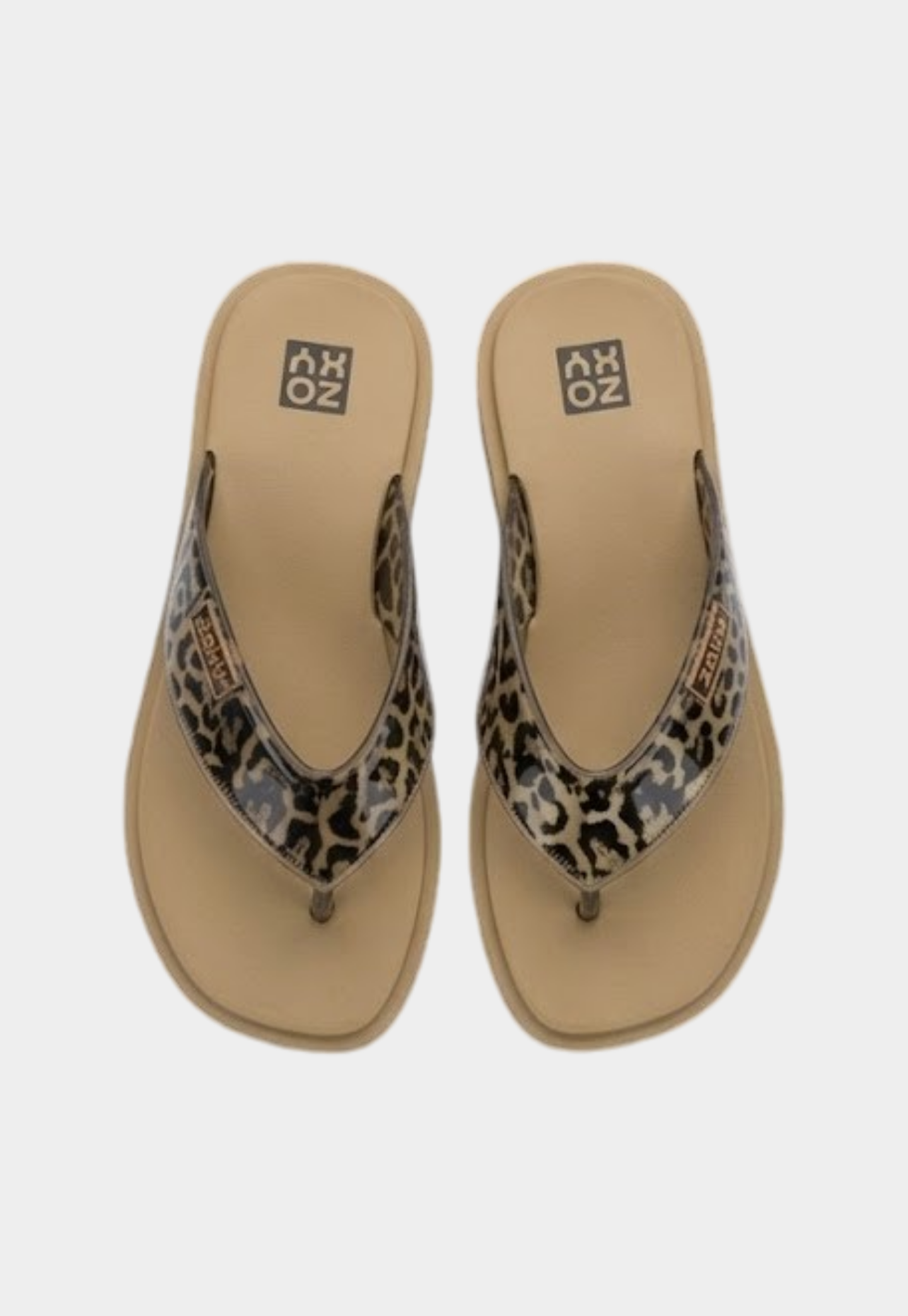 כפכפי גומי בהדפס מנומר לנשים Trend New