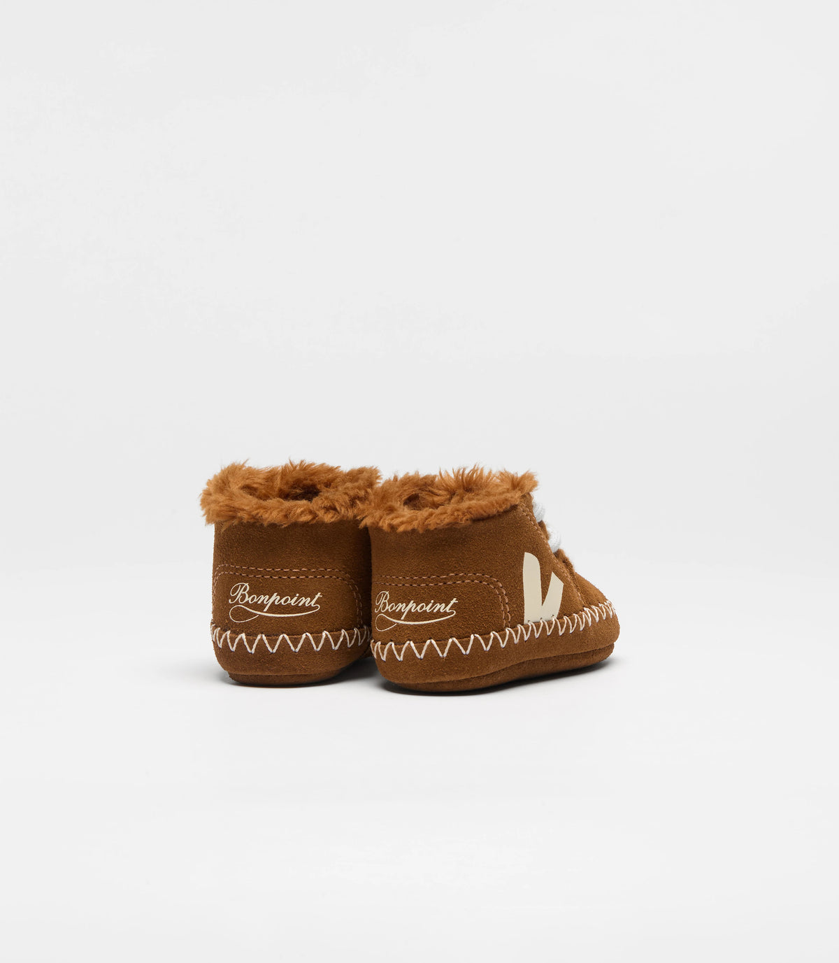Saddle Brown סניקרס לתינוקות Baby Winter Light ZZ - שיתוף פעולה עם Bonpoint VEJA