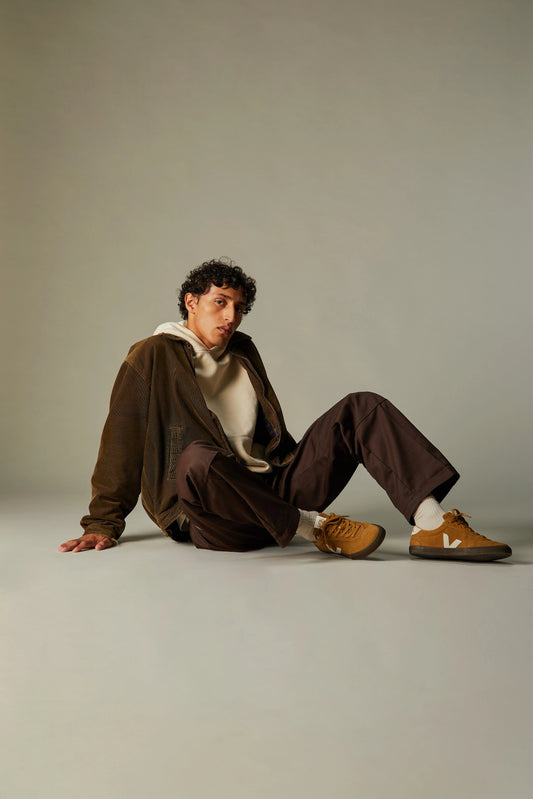 Rosy Brown סניקרס זמש לגברים Veja Volley VEJA