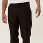 Antique White מכנסיים ארוכים לגברים Brushed Twill Reg Suit Pants LES DEUX