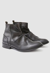 Dark Slate Gray מגפיים עם קפלים ורוכסן צידי Wex FLY LONDON