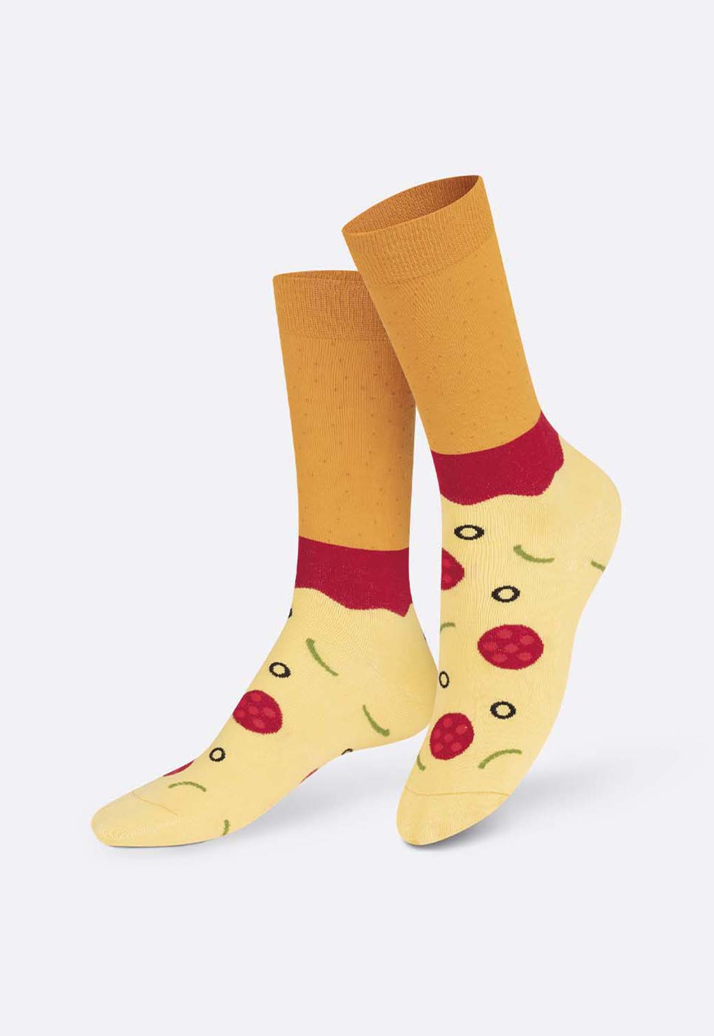 Beige זוג גרביים Napoli Pizza EMS
