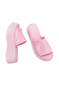 Pink כפכפי פלטפורמה עם רצועה רחבה לנשים MELISSA