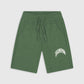 Dark Olive Green מכנסי טרנינג קצרים לילדים CHAMPION