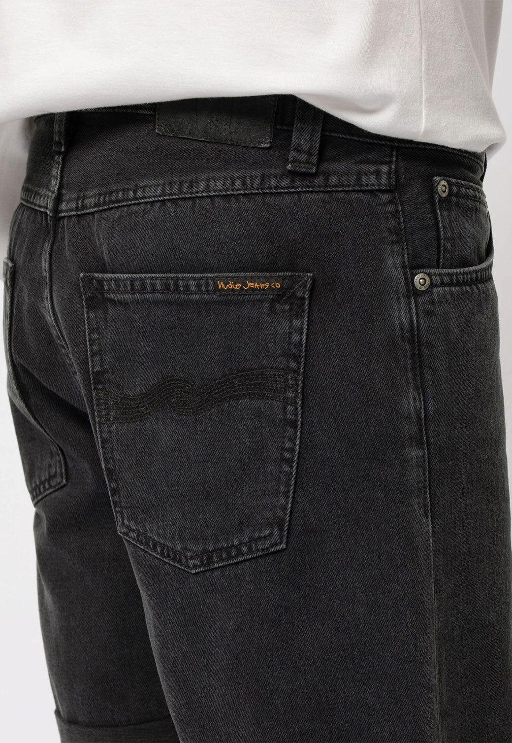 Dark Slate Gray מכנסי ג'ינס קצרים JOSH NUDIE
