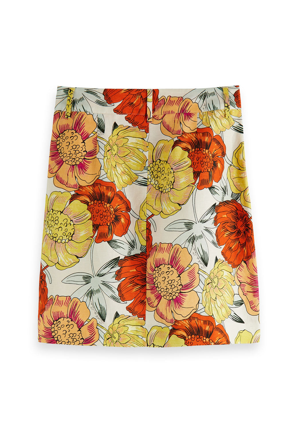 Tan חצאית מיני בהדפס פרחוני SCOTCH & SODA