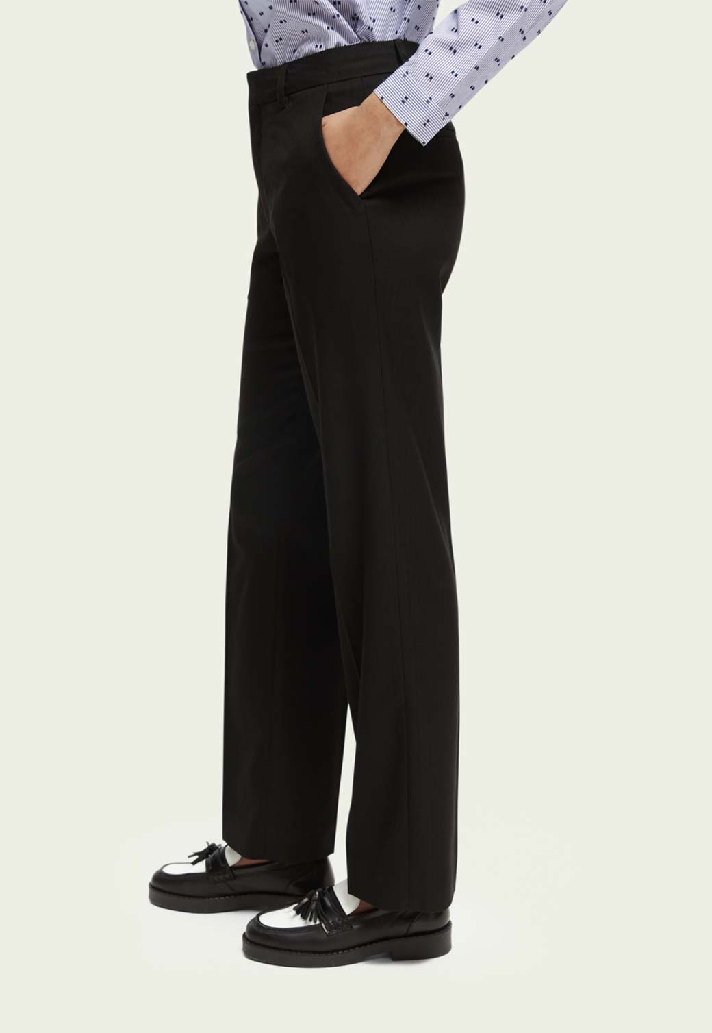 Black מכנסיים ארוכים לנשים Hailey SCOTCH & SODA