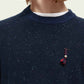 Gray סוודר מפתח עגול לגברים SCOTCH & SODA