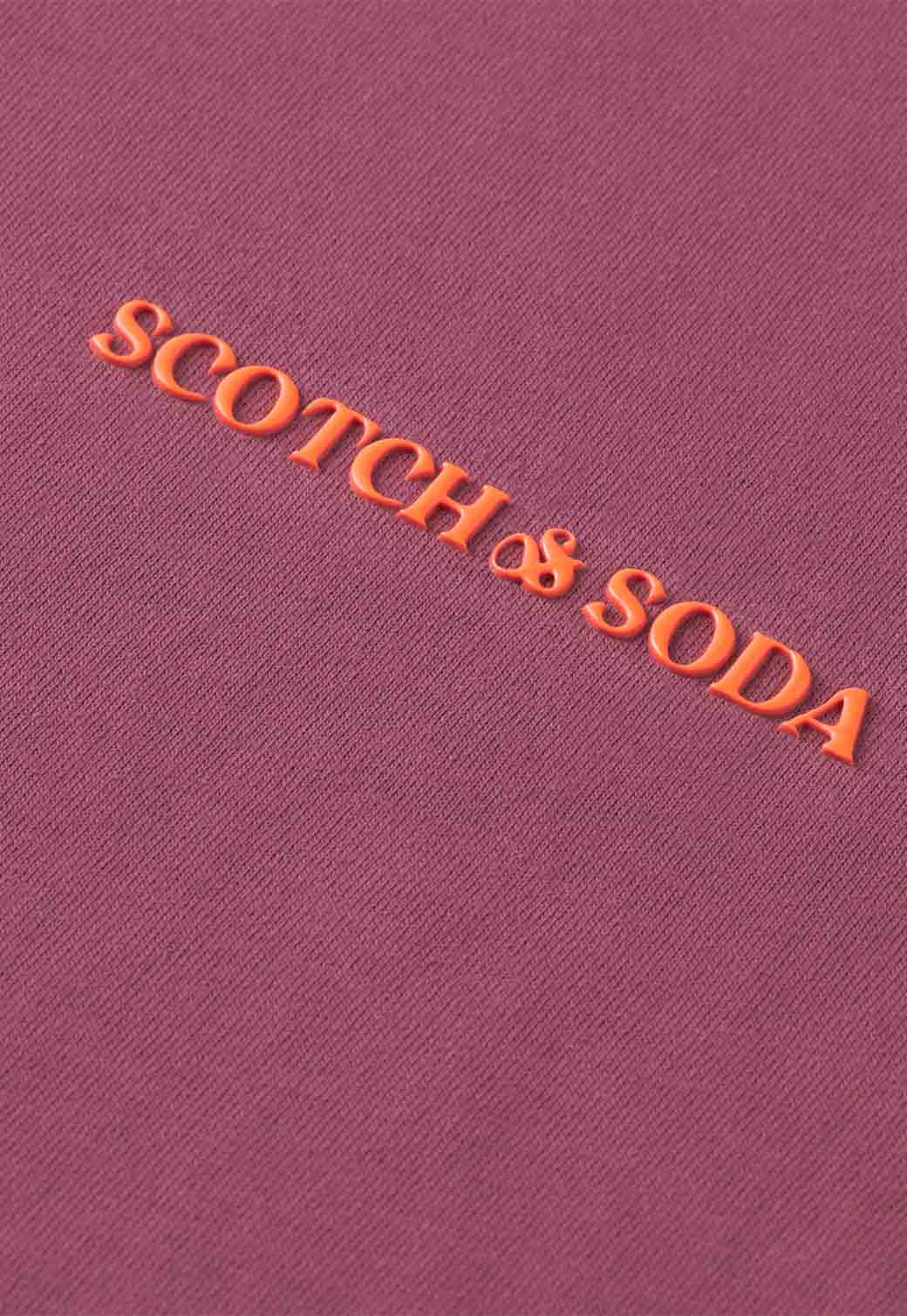Maroon טי-שירט ארוכה יוניסקס SCOTCH & SODA