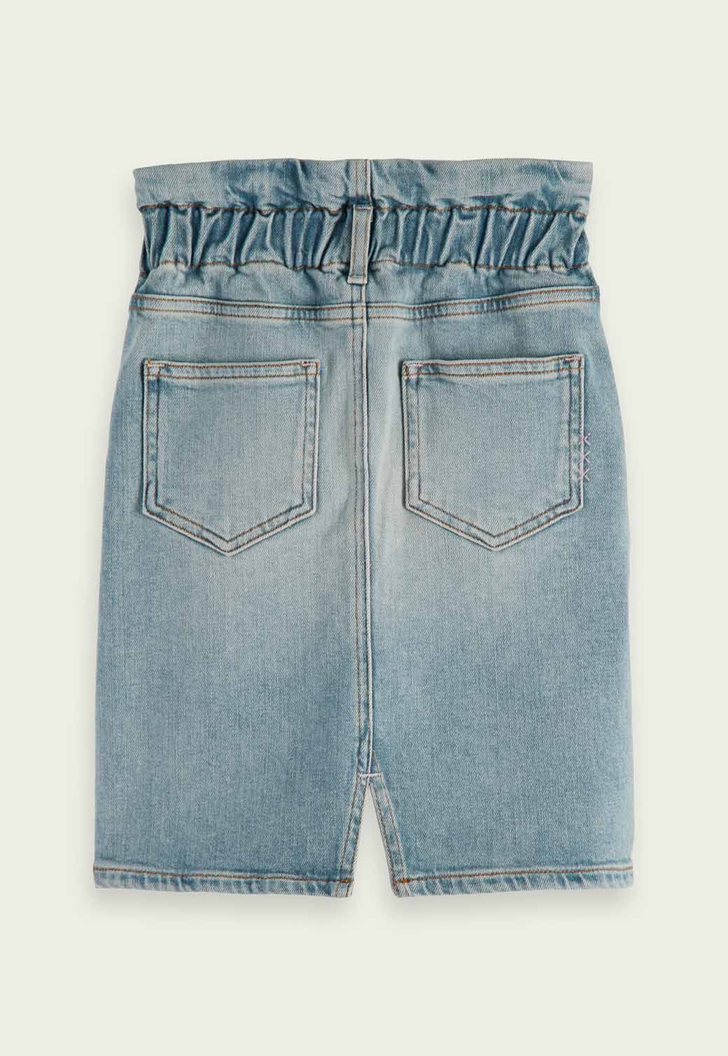 Beige חצאית ג'ינס מיני לילדות SCOTCH & SODA