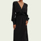 Black שמלת מידי ארוכה לנשים SCOTCH & SODA
