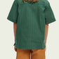 Beige חולצה מכופתרת קצרה לילדים SCOTCH & SODA