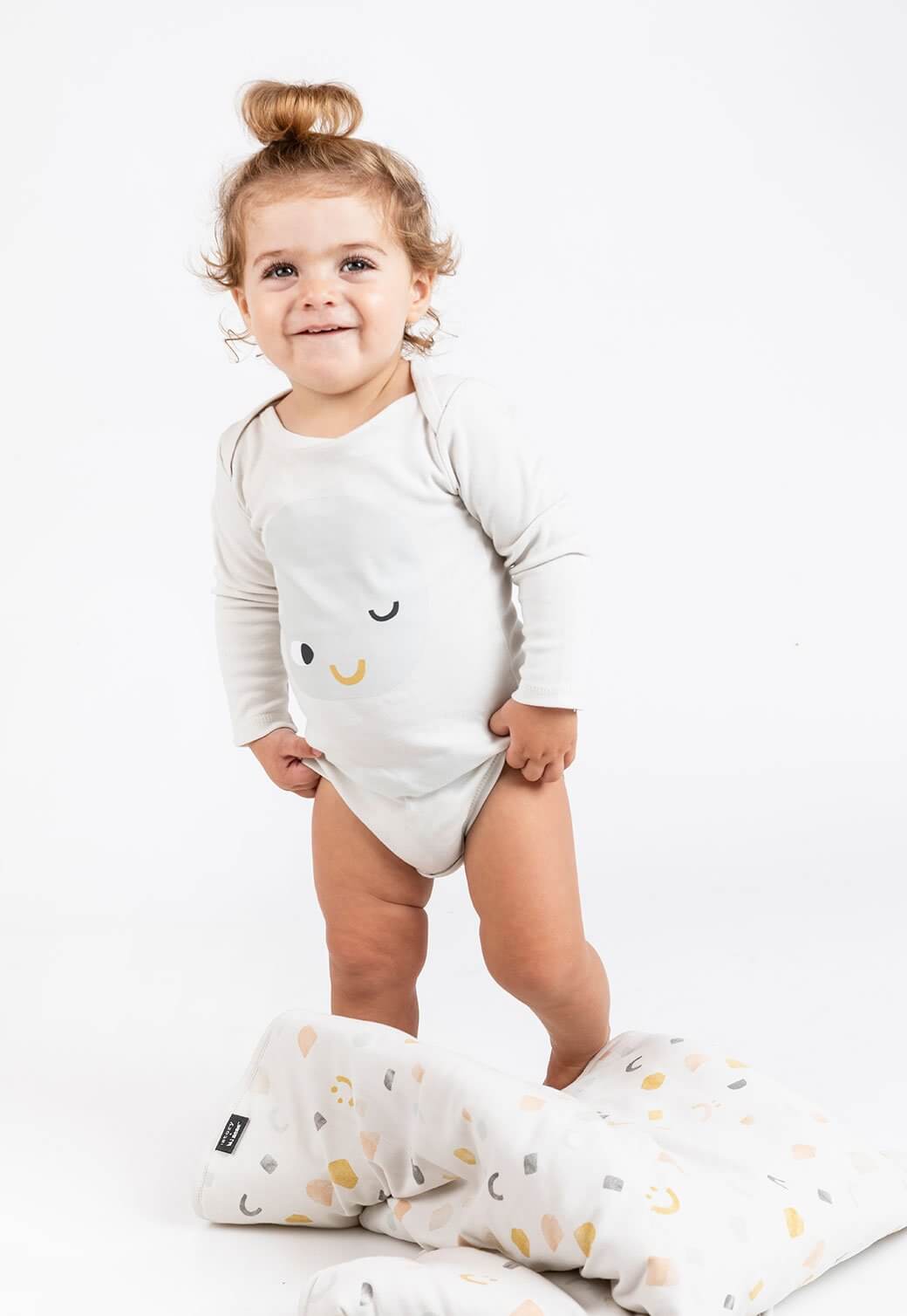 White Smoke בגד גוף ארוך עם הדפס story X MINENE