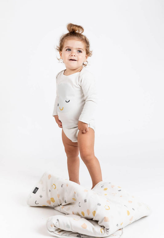 White Smoke בגד גוף ארוך עם הדפס story X MINENE