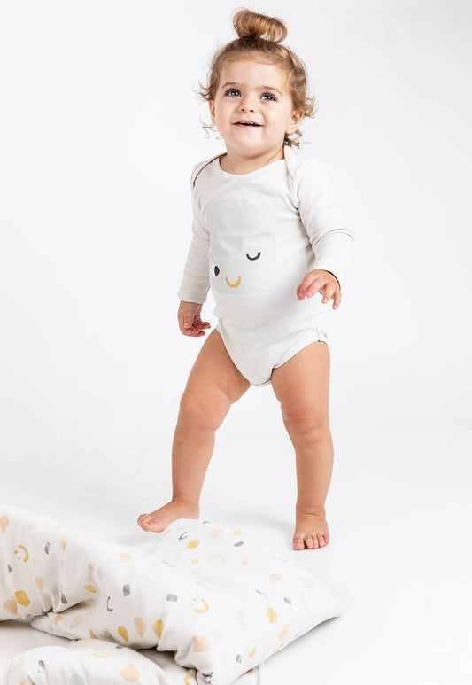 White Smoke בגד גוף ארוך עם הדפס story X MINENE