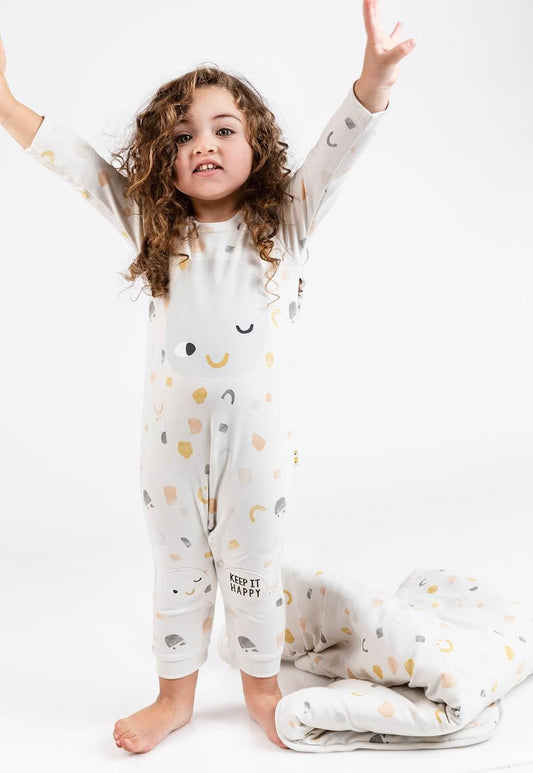 White Smoke אוברול לתינוקות עם הדפס story X MINENE