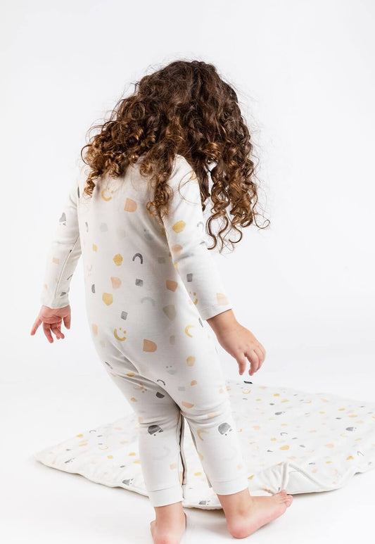 Lavender אוברול לתינוקות עם הדפס story X MINENE