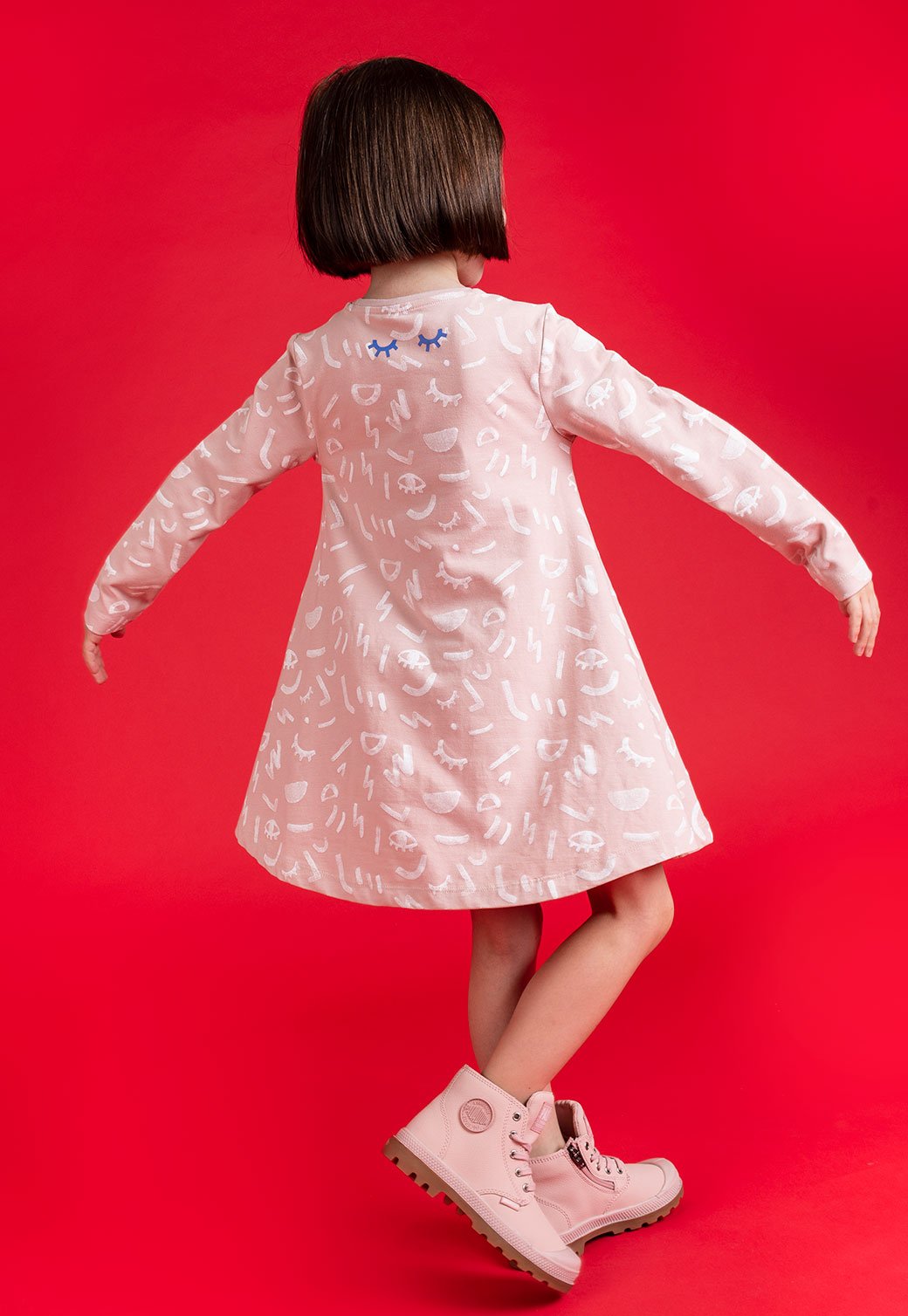 Firebrick שמלה BELL SHAPED DRESS story X MINENE