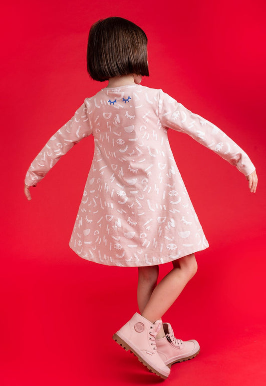 Firebrick שמלה BELL SHAPED DRESS story X MINENE