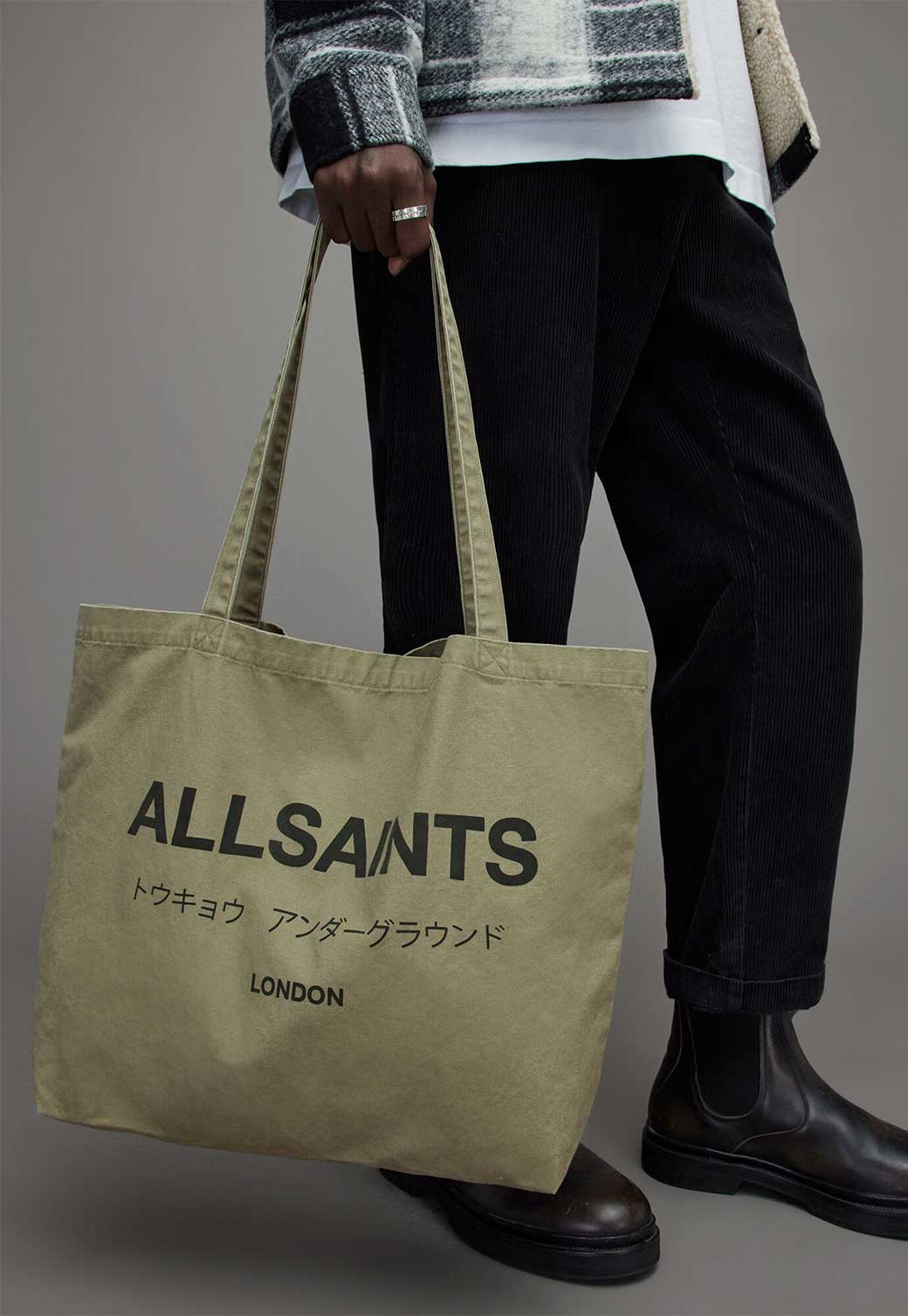 Dim Gray תיק צד Underground ALLSAINTS