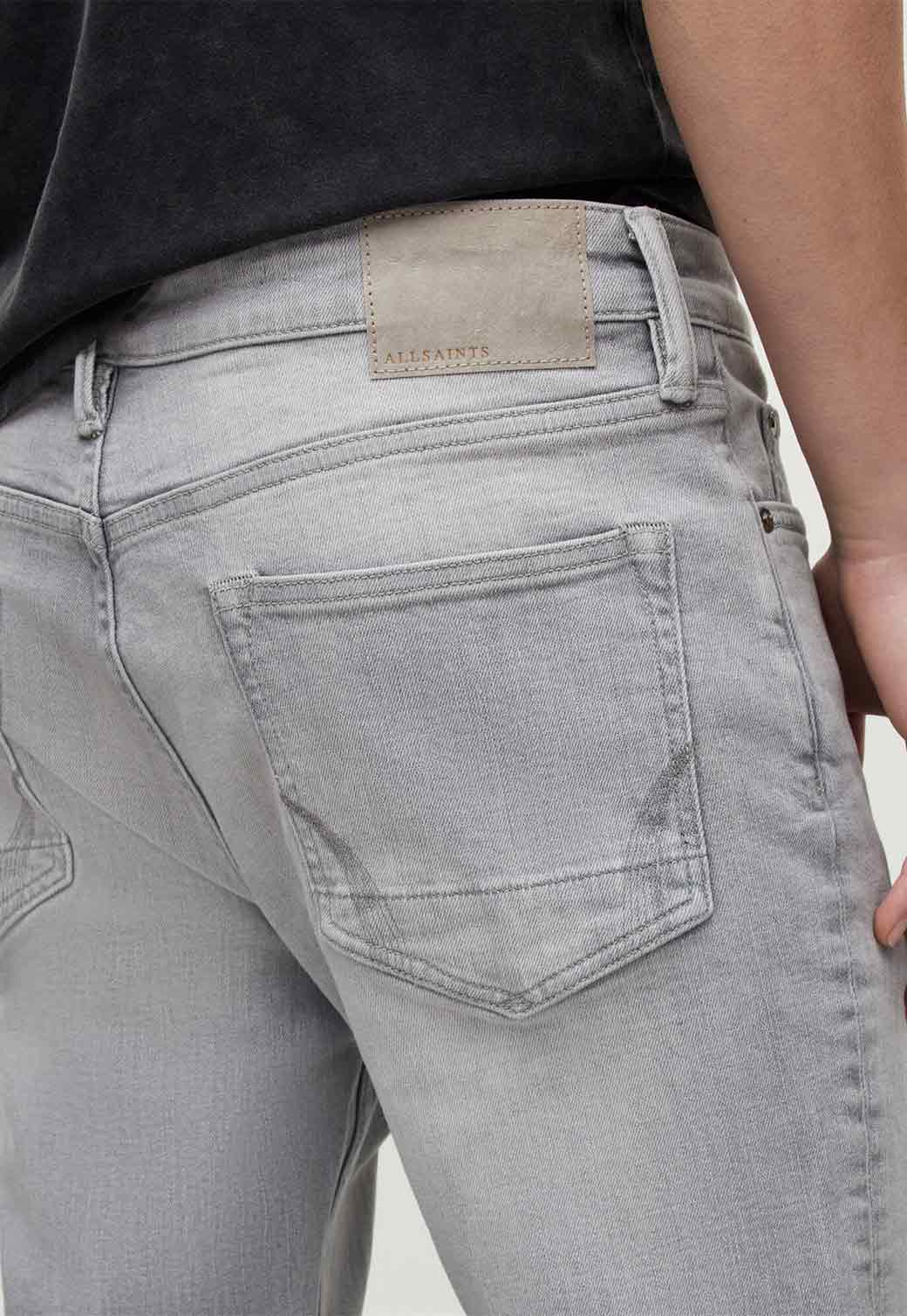 Dark Gray ג'ינס ארוך לגברים Cigarette ALLSAINTS