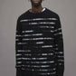 Slate Gray סוודר מפתח עגול לגברים Skyline ALLSAINTS