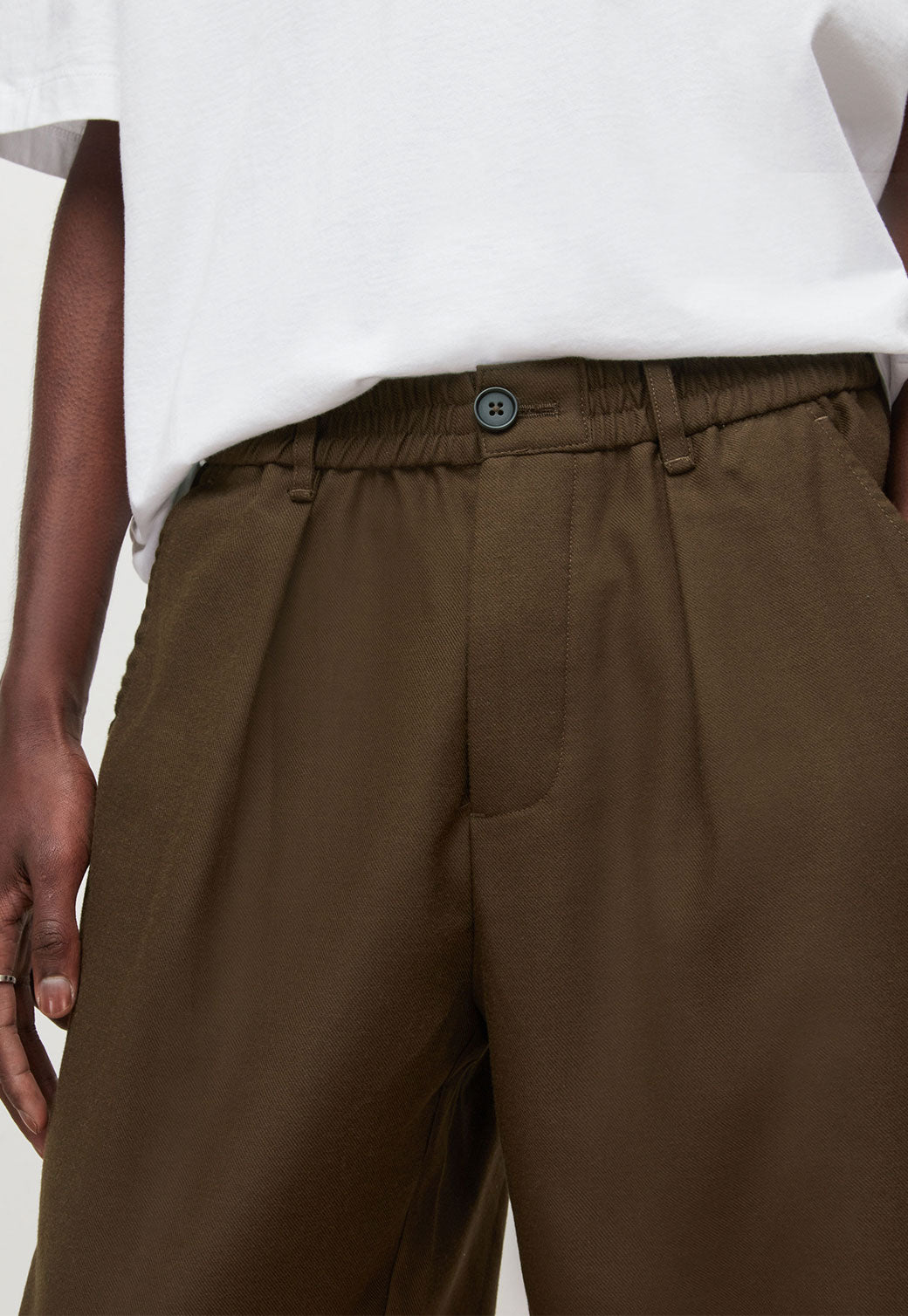 Dark Slate Gray מכנסיים קצרים לגברים Kasai ALLSAINTS