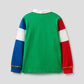 Sea Green חולצת פולו צבעונית לילדים BENETTON