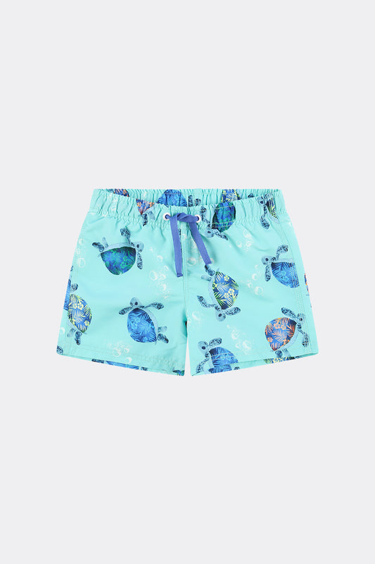 Lavender מכנסי בגד ים עם הדפס צבים | ילדים BENETTON