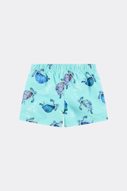 Lavender מכנסי בגד ים עם הדפס צבים | ילדים BENETTON