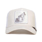 Light Gray כובע מצחיה Big white GOORIN