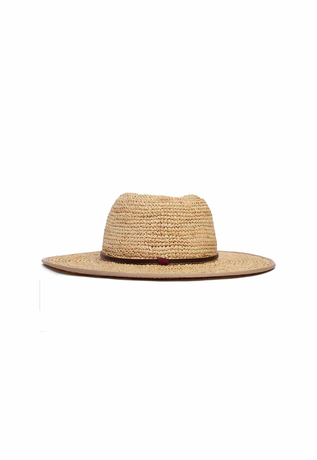 Tan כובע קש רחב שוליים Desert Sun GOORIN