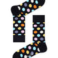 Light Gray זוג גרביים בהדפס נקודות HAPPY SOCKS